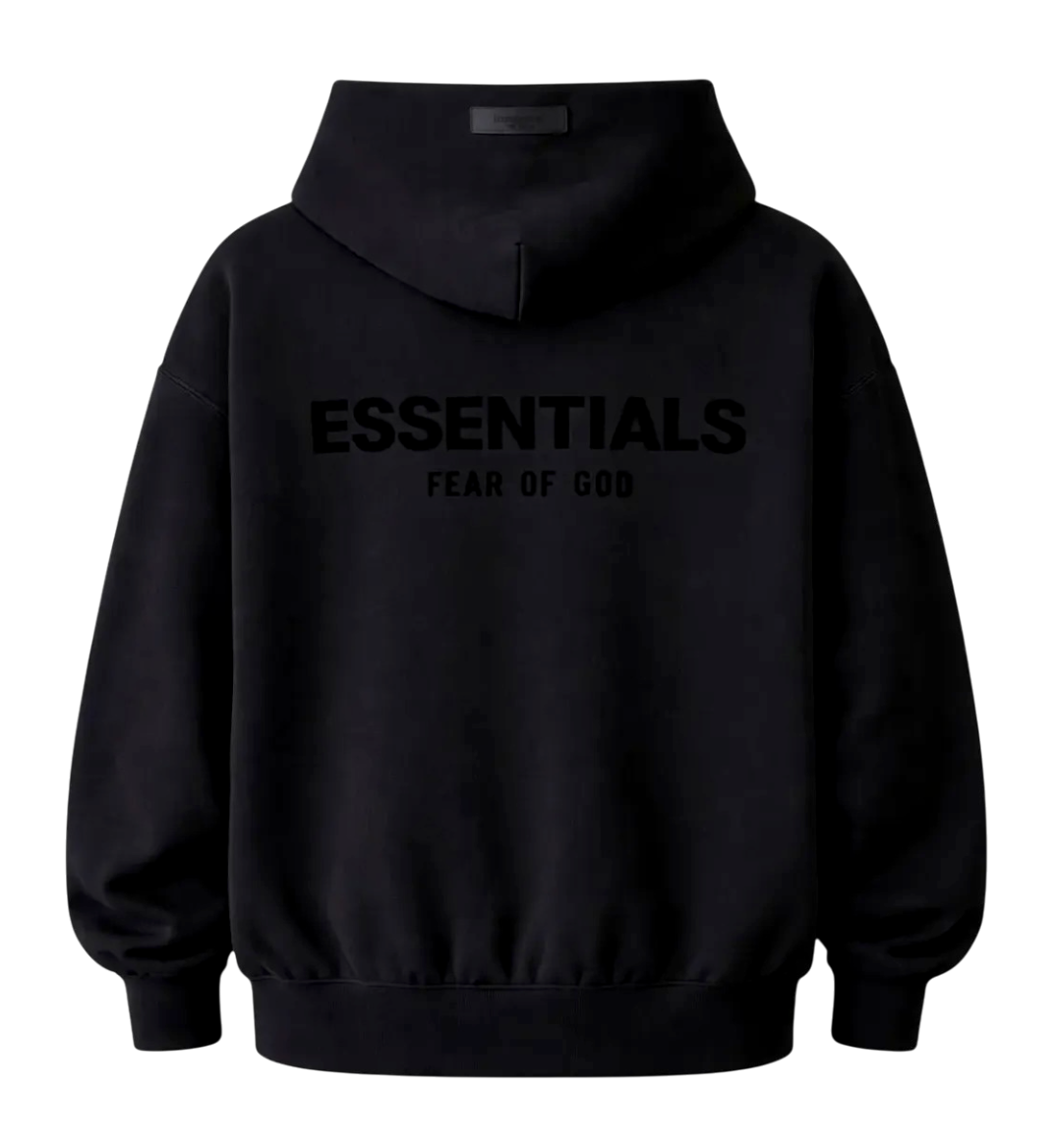 Hoodie Essentials Ss2022 Total Black S