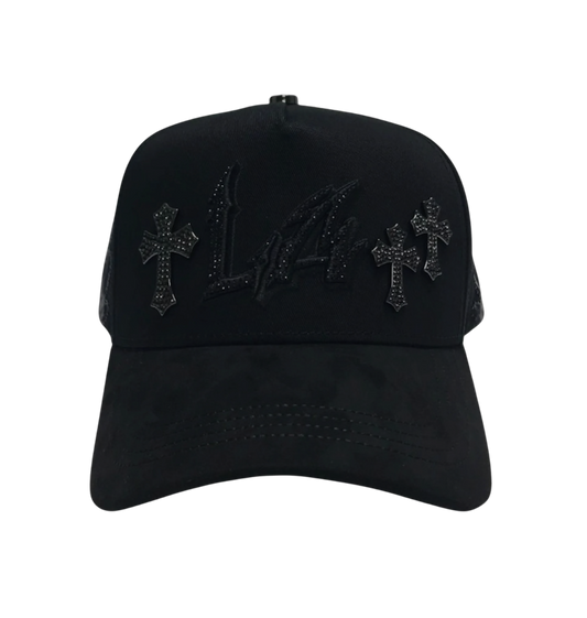 LA Chrome Black Rico Hats